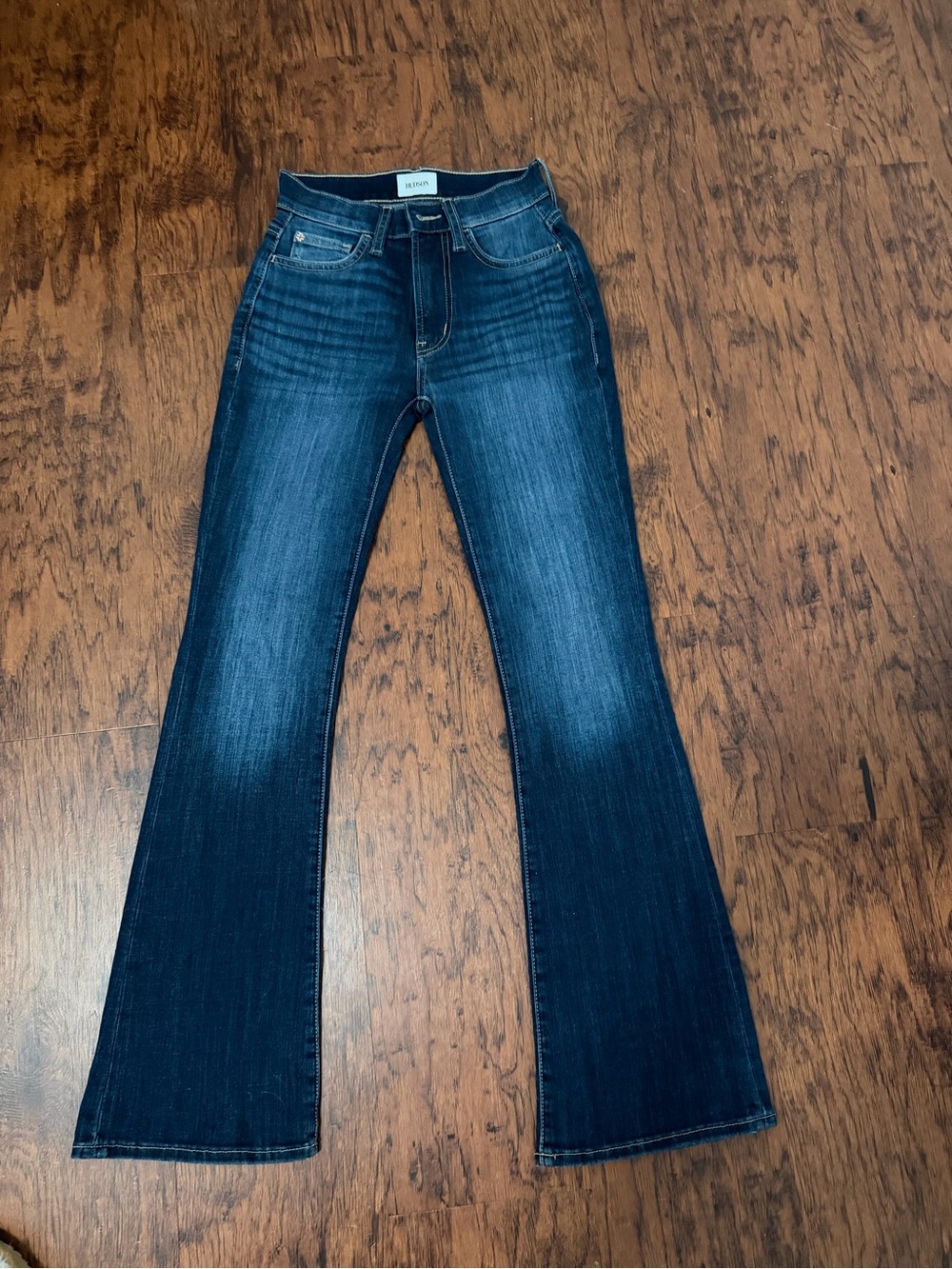 Hudson Jeans Dark Blue Flare Leg Jeans
